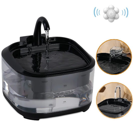 4.5L Large Capacity Canine Cat Dog Pet Circulating Filter Pet Fountain Feeder Automatic Water Dispenser with USB Port for Pets