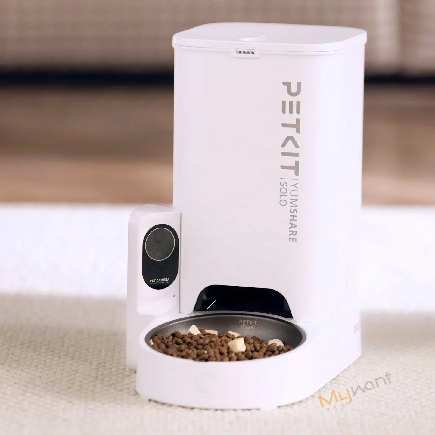 2025 PETKIT YumShare SOLO AI Pet Feeder - Remote Monitoring Camera