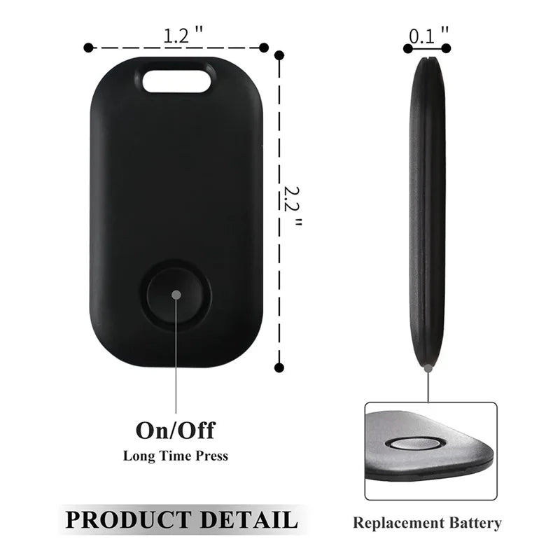 Pet Smart GPS Tracker Mini Anti-Lost Waterproof  BT Locator Tracer For Pet Dog Cat Kids Car Wallet Key Collar Accessories