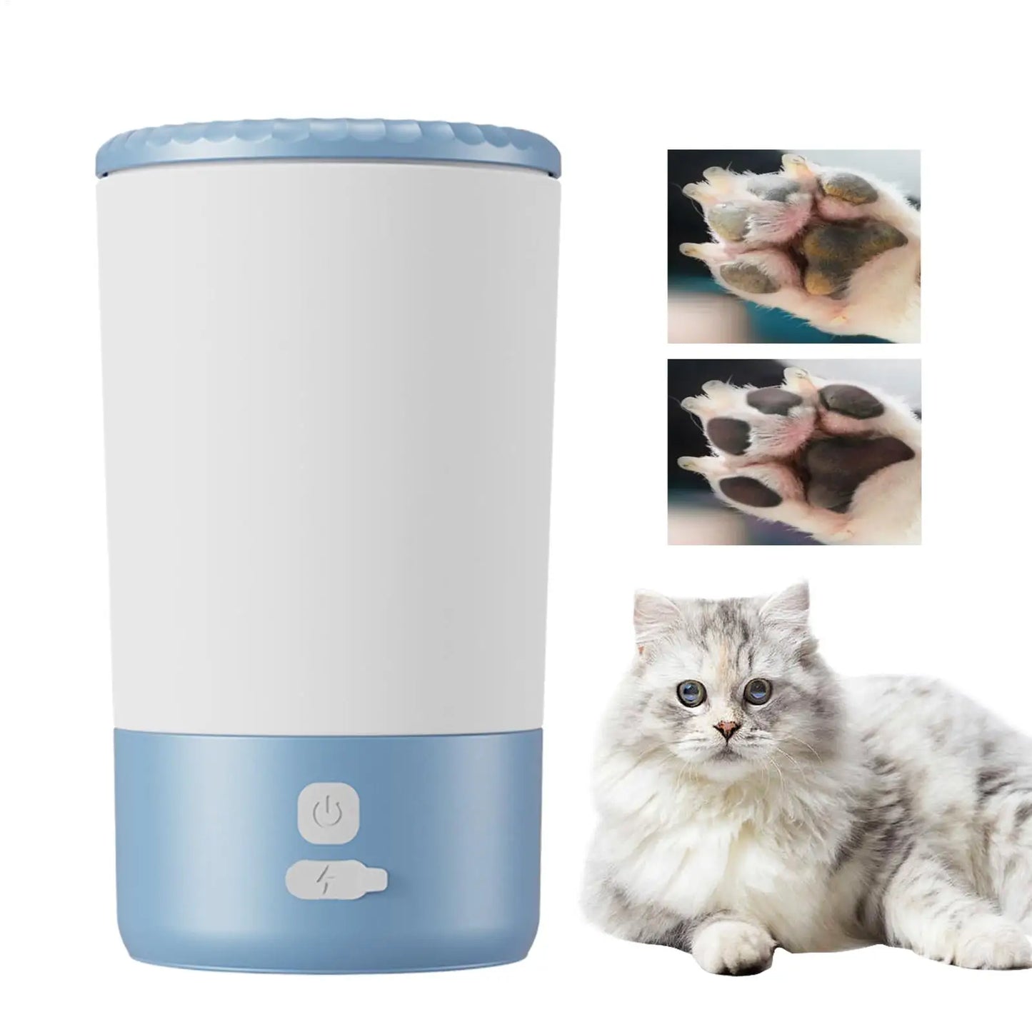 Dog Paw Cleaner Automatic Dog Foot Washing Machine Electric Puppy Paw Washing Machine For Pets Cats Kittens Home Lawn Garden