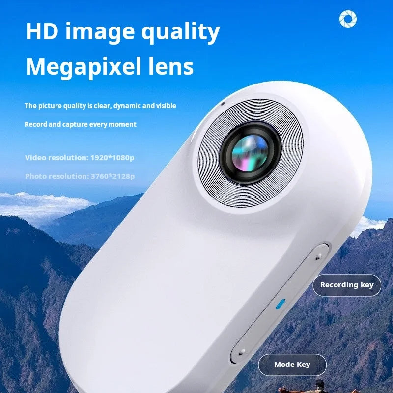 Pet mobile camera collar is small and convenient to carry around It is suitable for fishing cycling flying and for cats and dogs