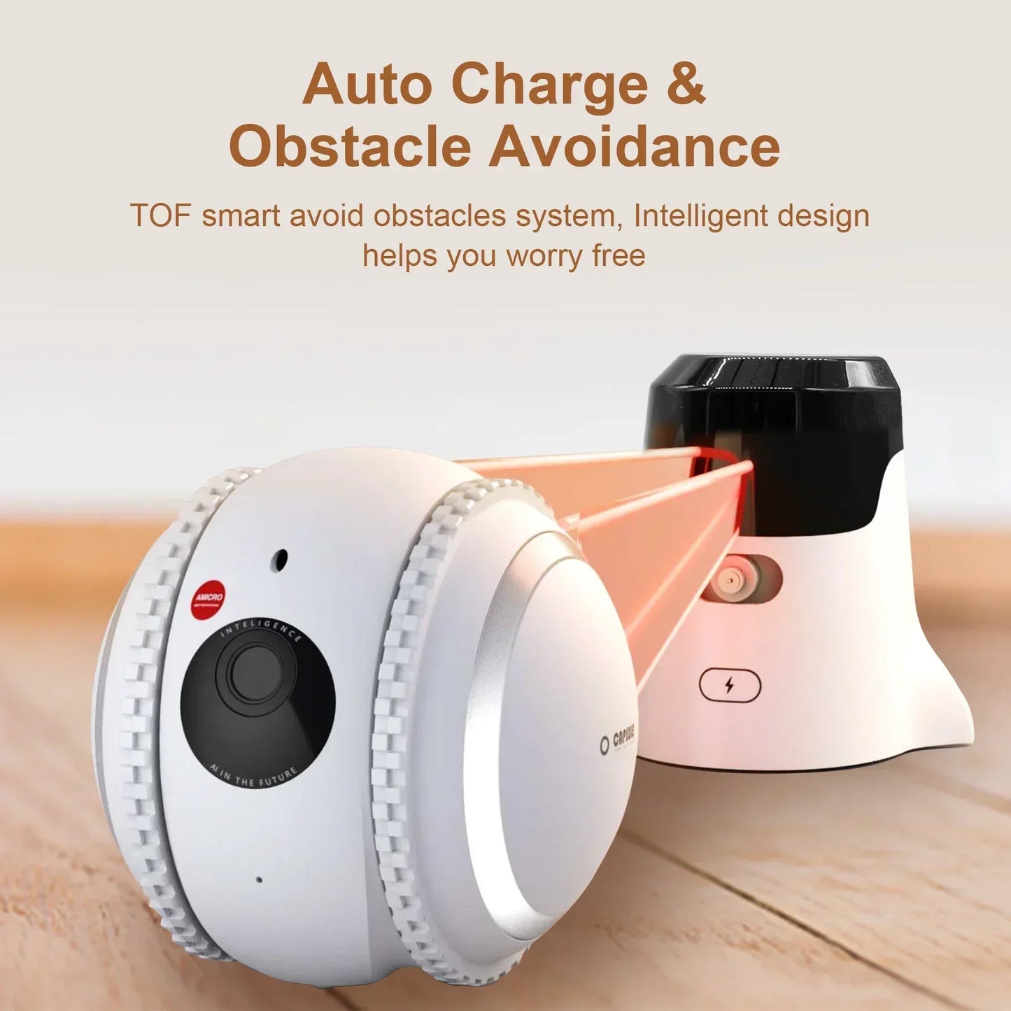 Pet Cat Camera XBO R2 Companion Robot HD Intelligent Voice Recognition Robot AI Wifi Camera Pet Recognition Auto Alarma Robocam