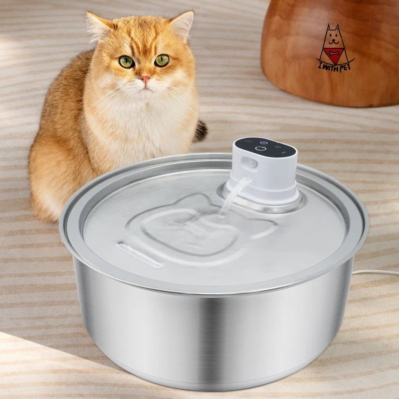 Popular 8L Rechargeable Pet Products Automatic Pet Water Dispenser Intelligent Operation Cat Drinking Cordless Water Fountain