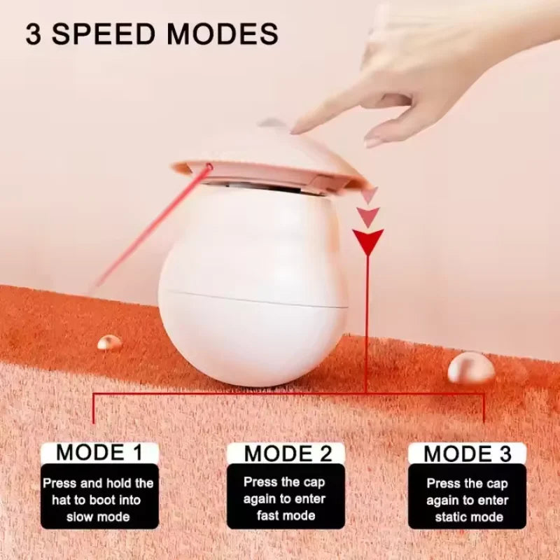 Smart Pet Toy Stimulates Consistently Interested Robotic Cat Entertainment Gadget Automatic Swivel Cat